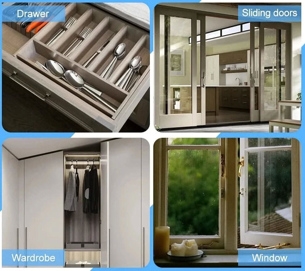 Latchut - magnetic door catcher for quiet closure without drilling 1