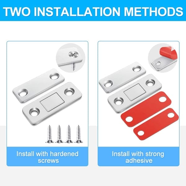 Latchut - magnetic door catcher for quiet closure without drilling 5
