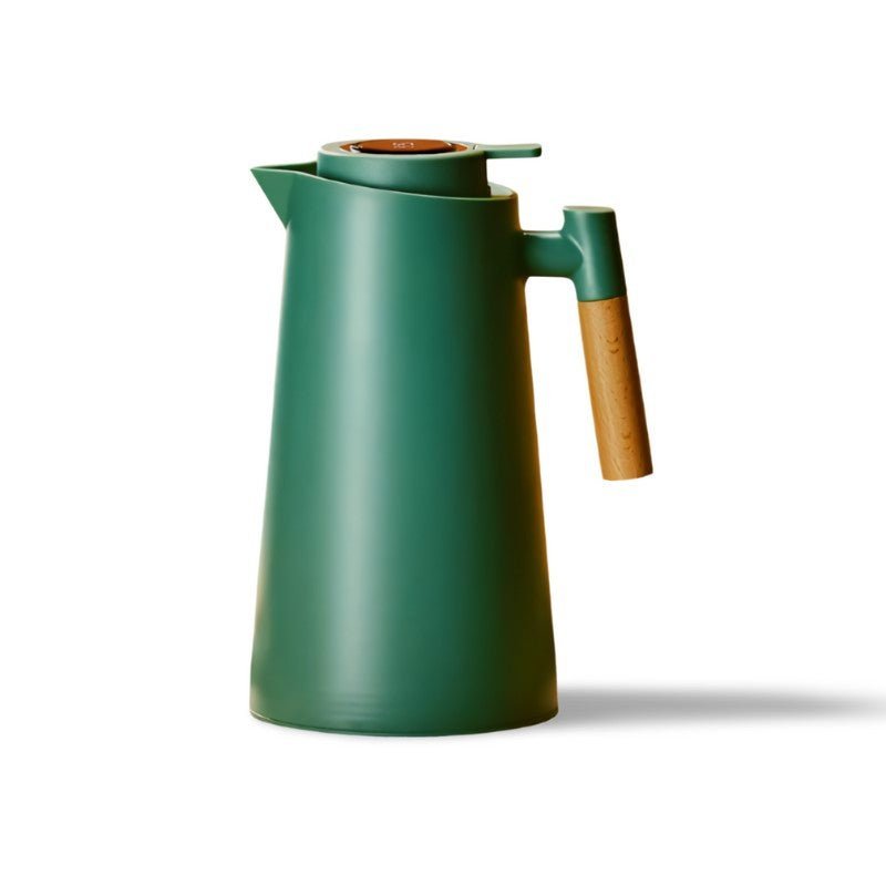 Lattea - Thermal Jug with Temperature Display, Leak-Proof & Wooden Handle 6