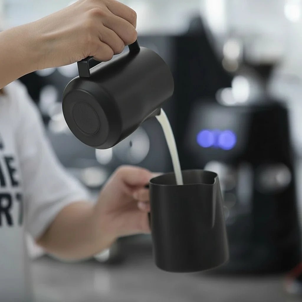LATTEWHIRL – Stainless Steel Milk Pitcher for Fast Frothing