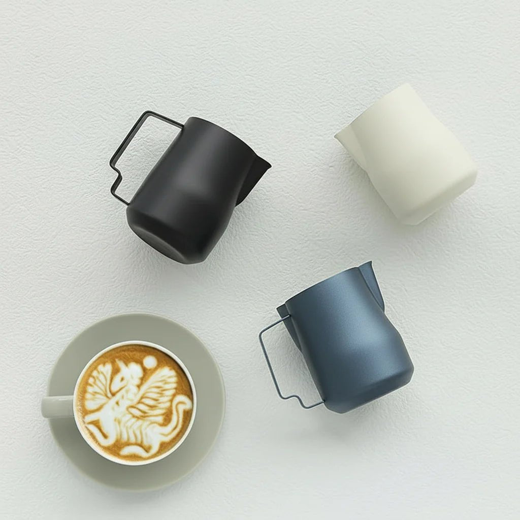 LATTEWHIRL – Stainless Steel Milk Pitcher for Fast Frothing