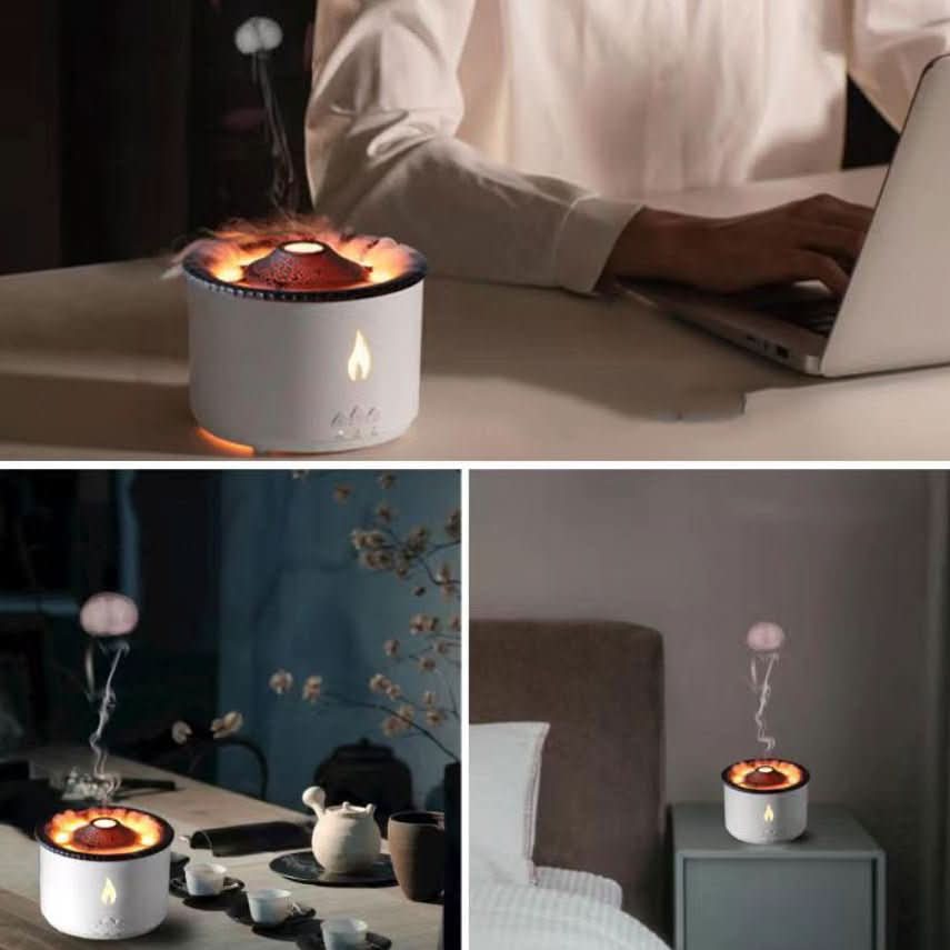Volcanic Flame - Air Humidifier with Night Lamp & Relaxing Glow for Improved Air Quality 2