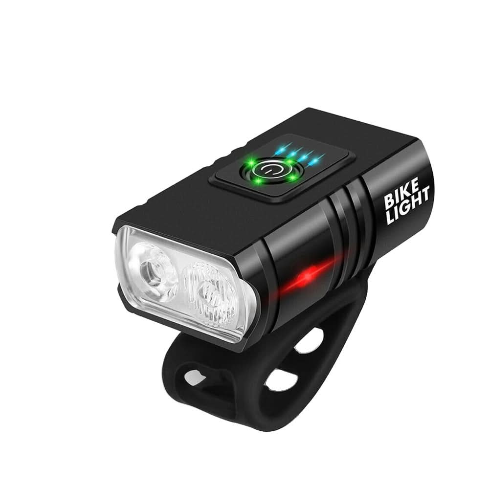 LED-pyörävalo – ladattava USB-pyörävalo, jossa 1500 lumenia maksimaaliseen näkyvyyteen yöllä