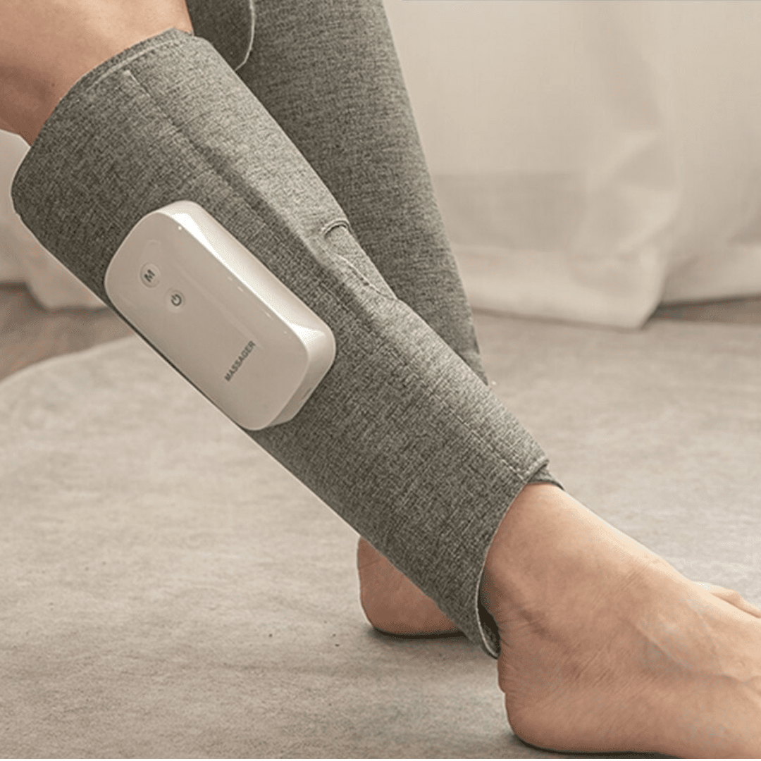  Wireless leg massage device with air compression-3 massage stands, USB load-2