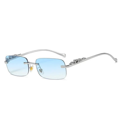 LEOPARDVIEW – Óculos de Sol Estilosos Sem Aro com Proteção UV400