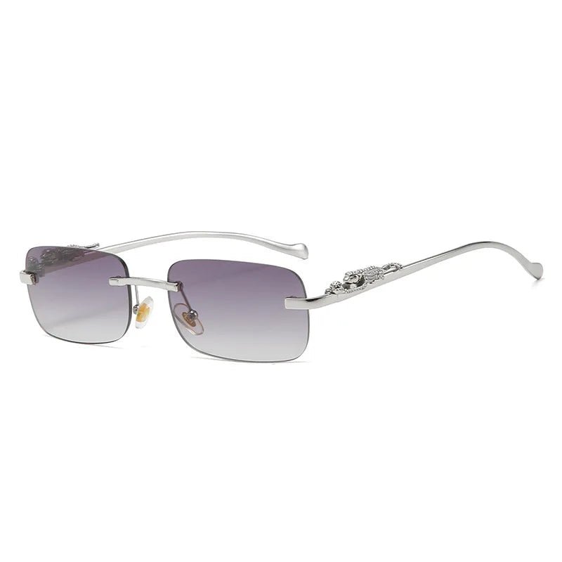 LEOPARDVIEW – Óculos de Sol Estilosos Sem Aro com Proteção UV400