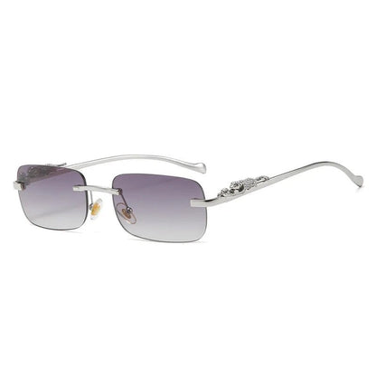 LEOPARDVIEW – Óculos de Sol Estilosos Sem Aro com Proteção UV400