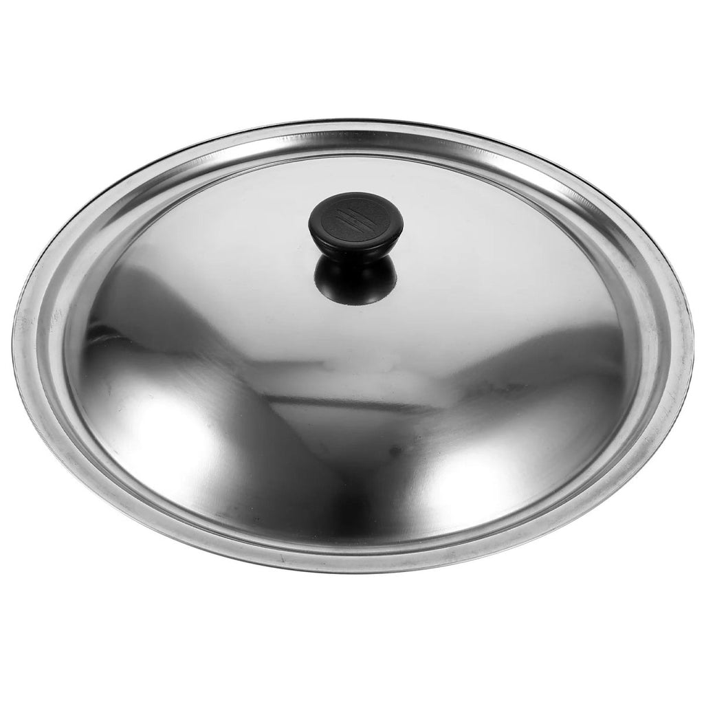 CookShield – Universal Stainless Steel Lid for Pans & Woks