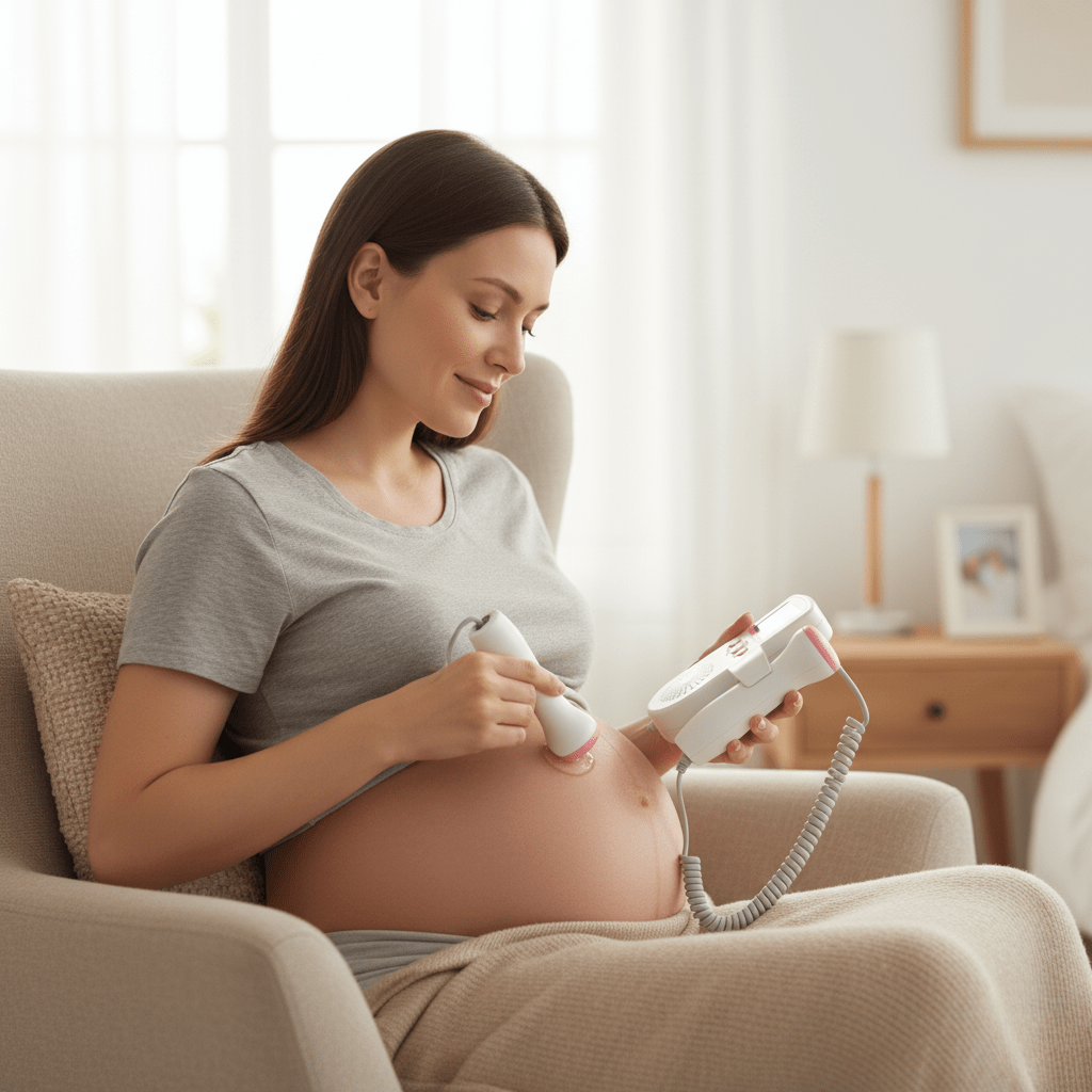 LifeRhythm – Monitor Fetal Compacto con Pantalla LCD para el Seguimiento del Embarazo