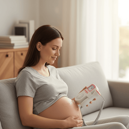 LifeRhythm – Monitor Fetal Compacto con Pantalla LCD para el Seguimiento del Embarazo
