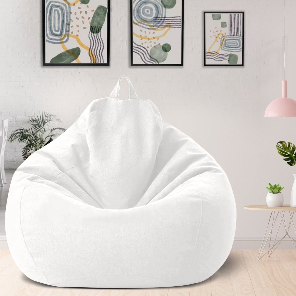 LINARELLO Pouf – Pouf en lin luxueux pour un confort ultime