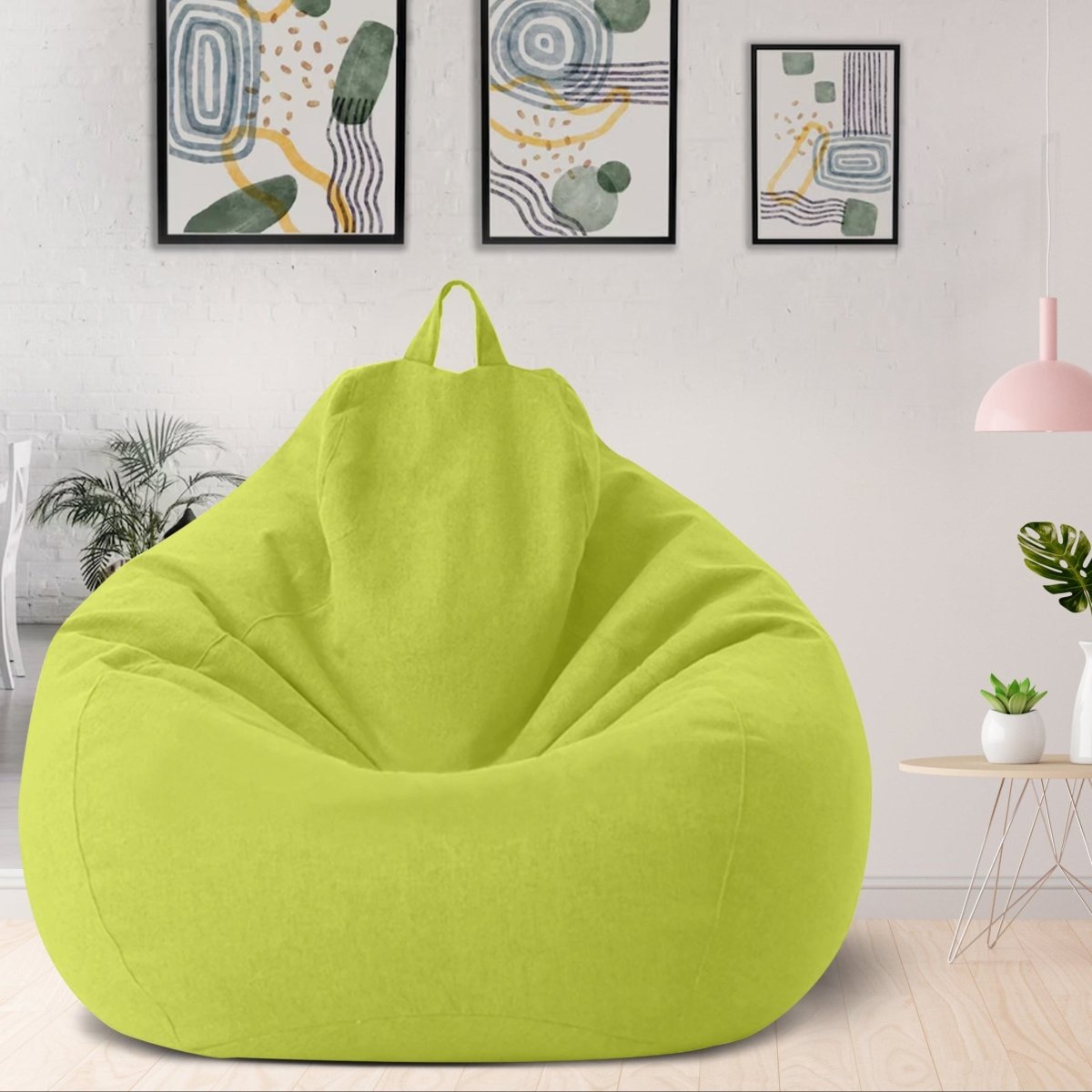 LINARELLO Pouf – Pouf en lin luxueux pour un confort ultime
