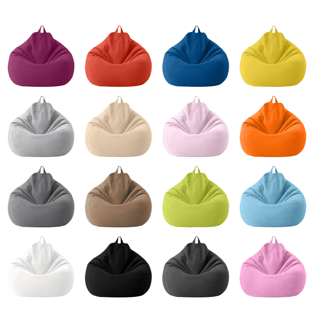 LINARELLO Säkkituoli – Ylellinen Pellavainen Säkkituoli Täydelliseen Mukavuuteen