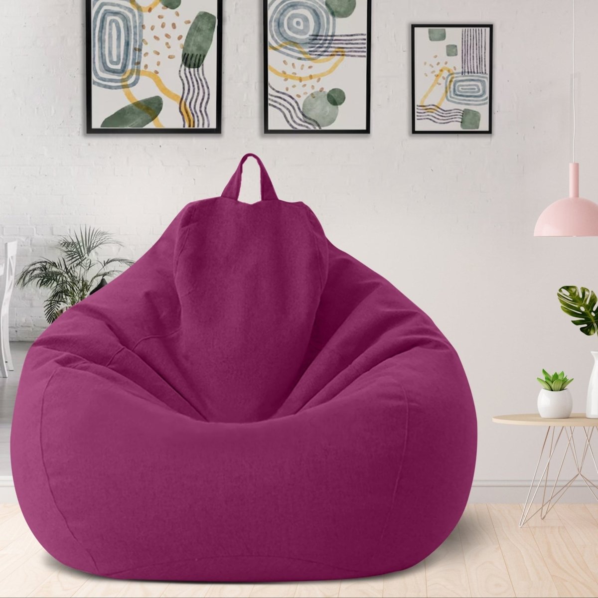 LINARELLO Pouf – Pouf en lin luxueux pour un confort ultime
