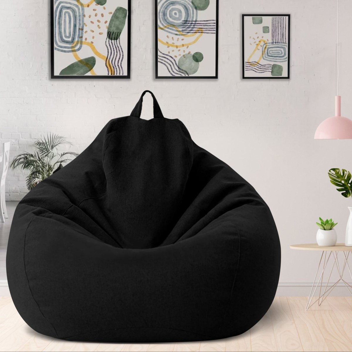 LINARELLO Pouf – Pouf en lin luxueux pour un confort ultime