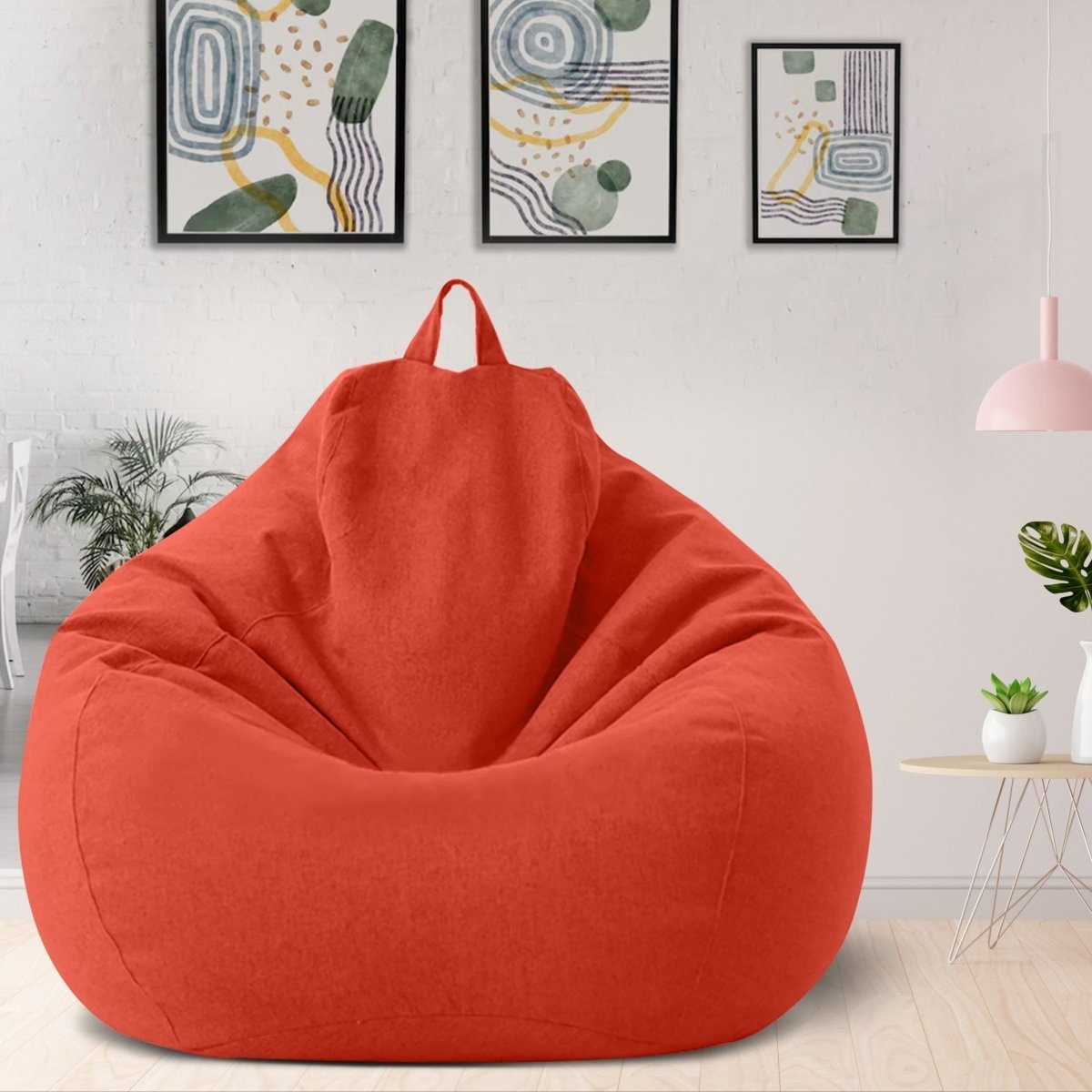 LINARELLO Pouf – Pouf en lin luxueux pour un confort ultime