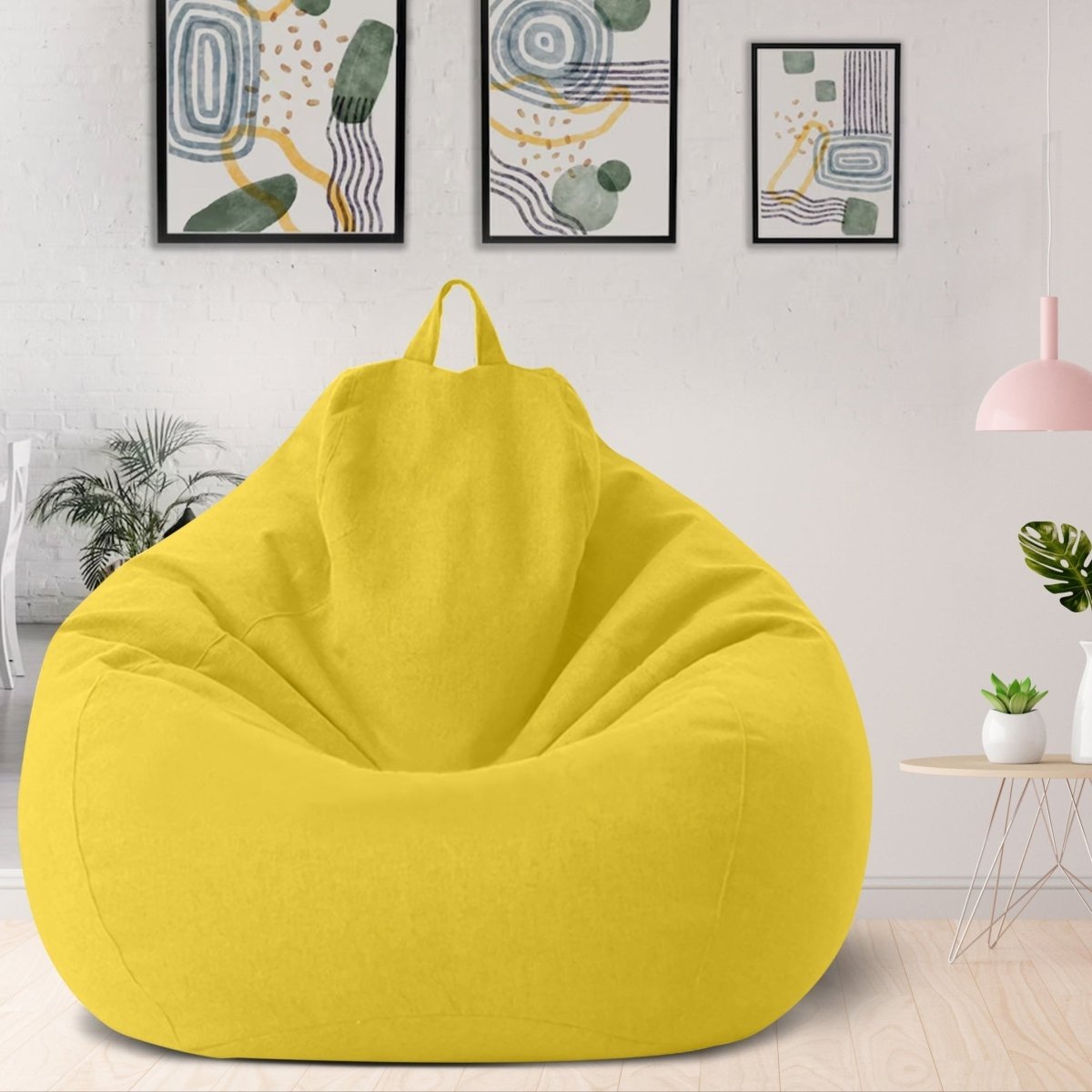 LINARELLO Pouf – Pouf en lin luxueux pour un confort ultime