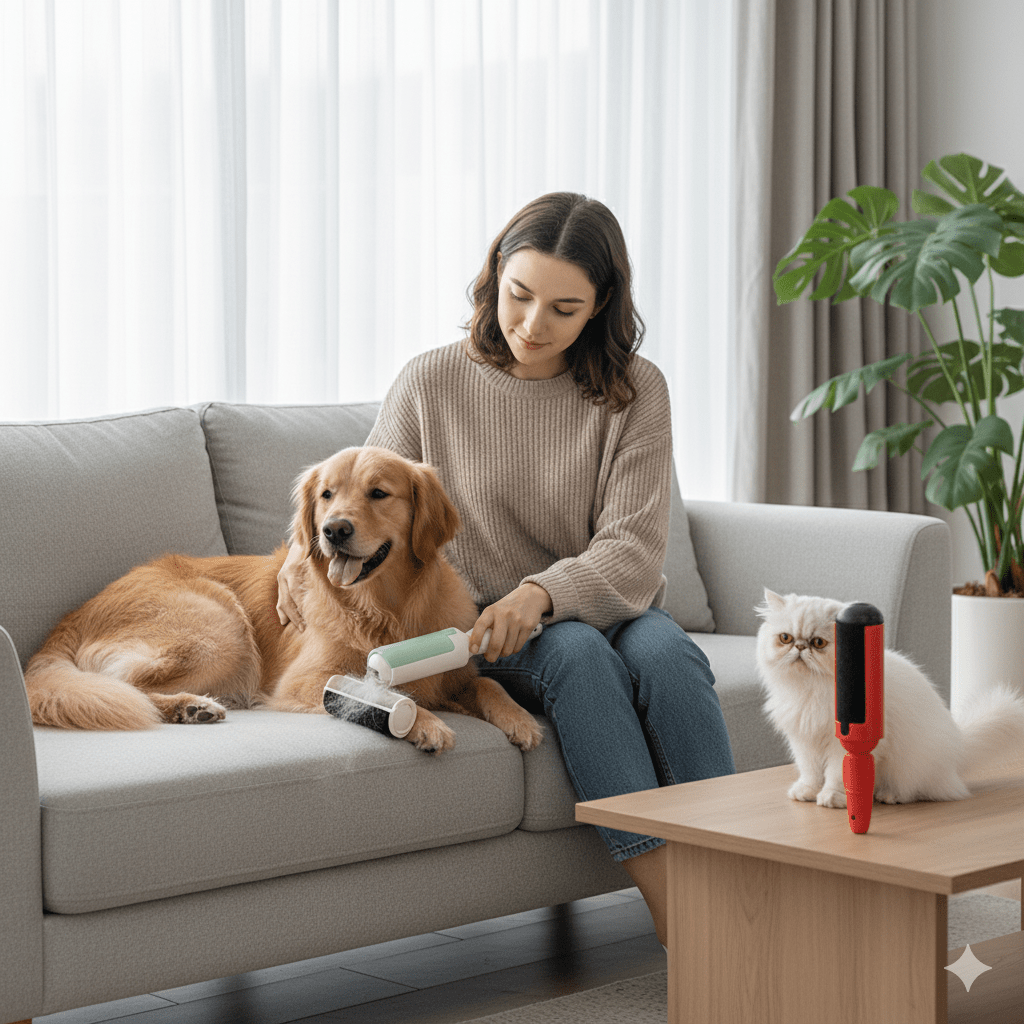 LintCycle Pro – Removedor Lavable de Pelo de Mascotas y Pelusa para Ropa y Muebles
