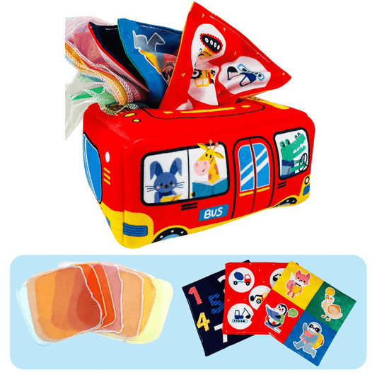 Little Explorer Discovery Box - Montessori sensorisch speelgoed voor baby's en peuters - kleurrijk en wasbaar