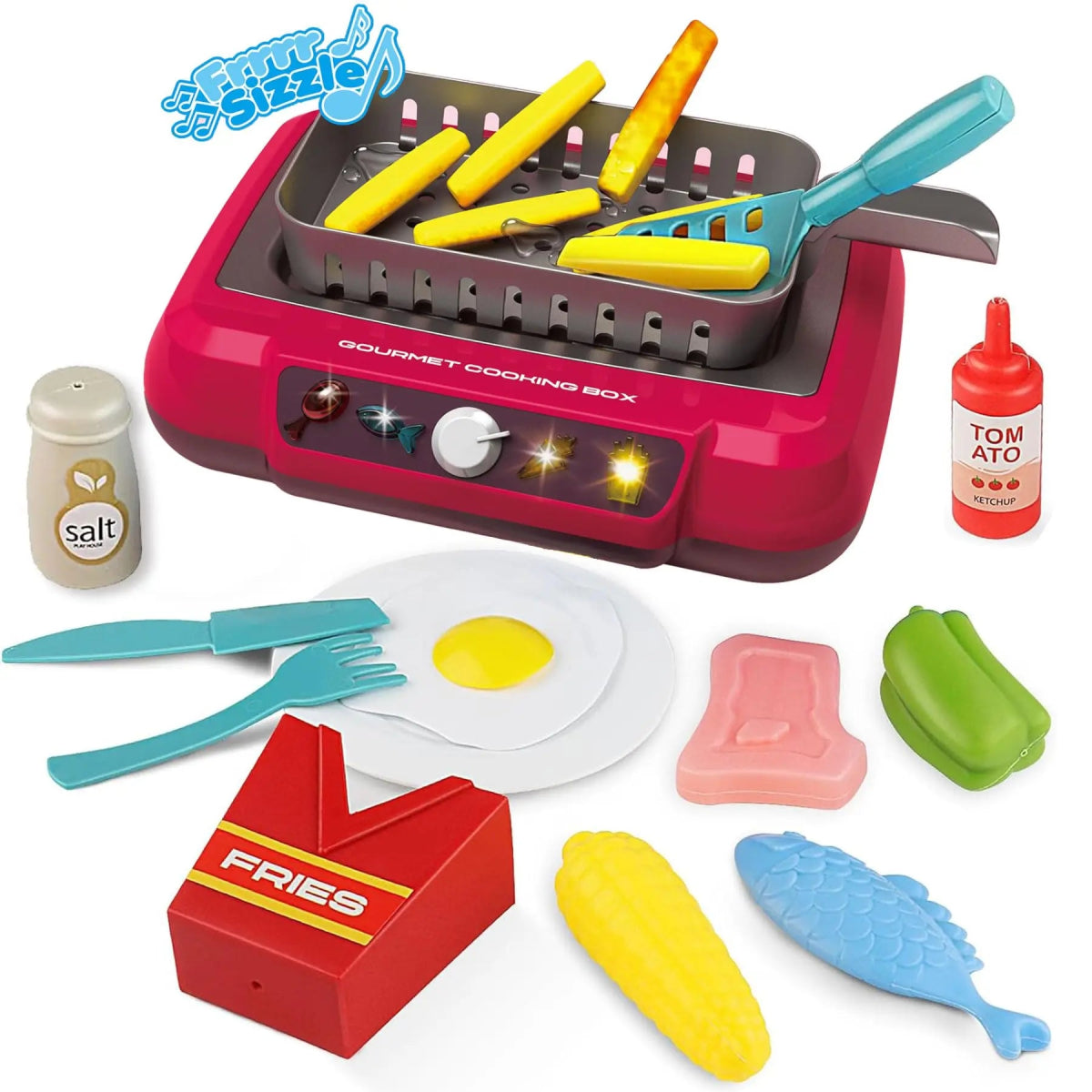 LittleChef - Set da cucina colorato per bambini per avventure culinarie fantasiose