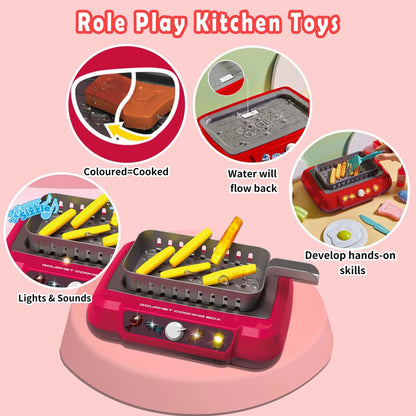 LittleChef - Set da cucina colorato per bambini per avventure culinarie fantasiose