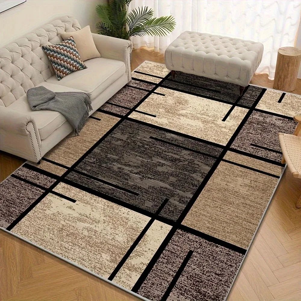 GEOFLOOR – Premium Geometric Area Mat Design for Living Room & Office 0