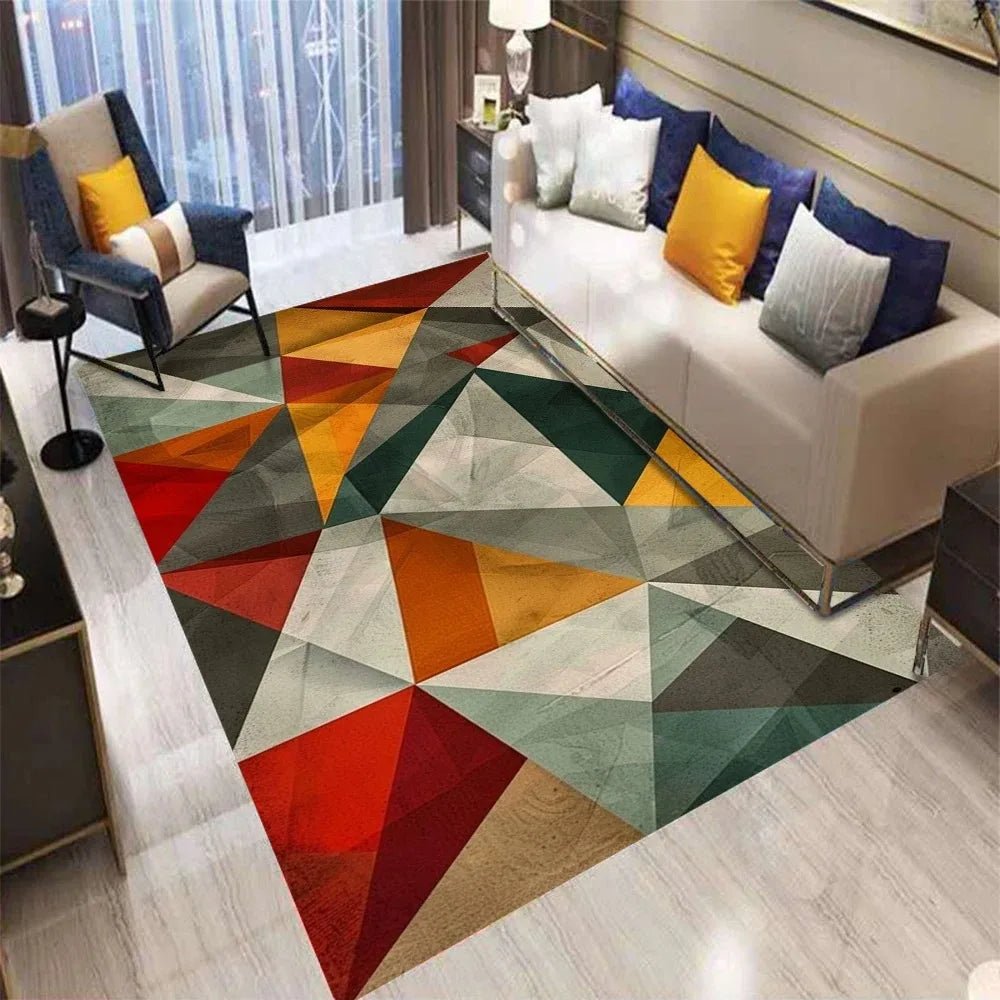 GEOFLOOR – Premium Geometric Area Mat Design for Living Room & Office 4