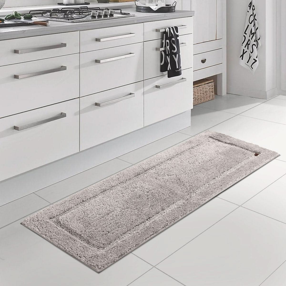 Tapis CasaNoble Superba Extended Mat | Tapis de sol moelleux et extra-long pour salles de bains, camping-cars et espaces intérieurs