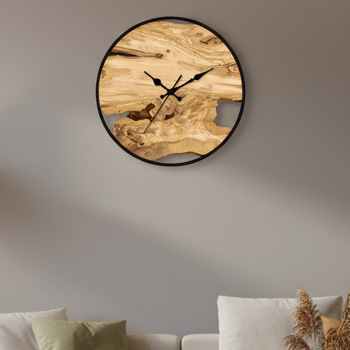 LUCENTIME – Elegant Clear Acrylic Wall Clock with Modern Minimalist Style 0