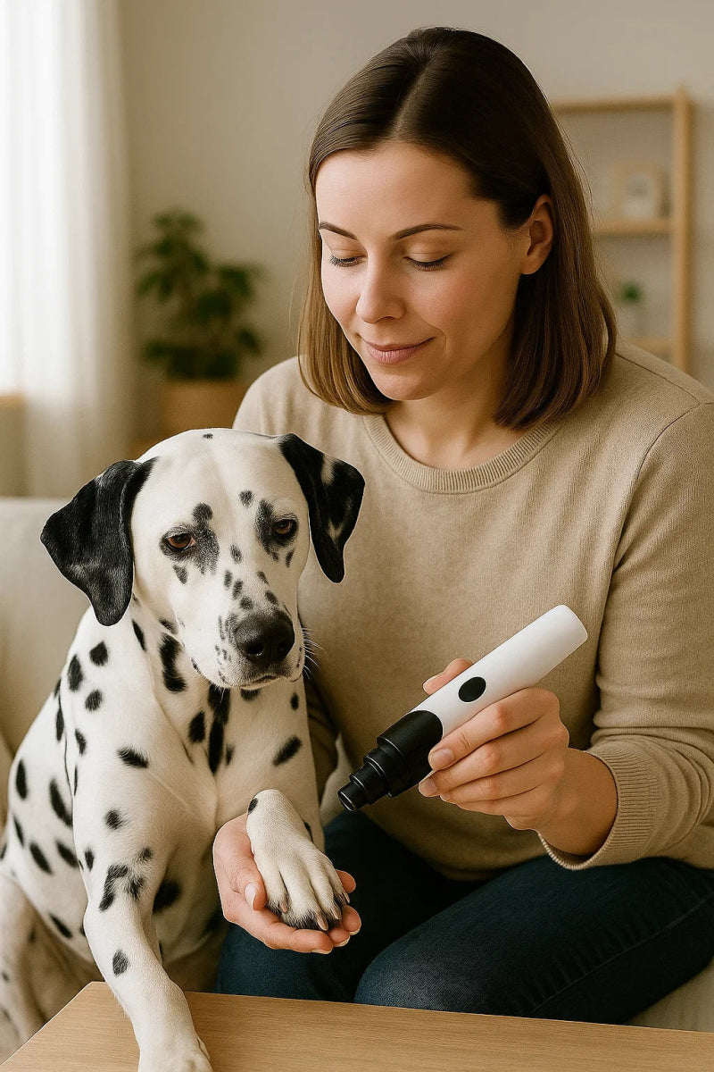 LUCKYNAIL – Lima eléctrica silenciosa para uñas de mascotas con carga USB recargable