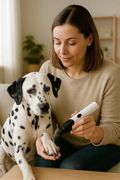 LUCKYNAIL – Lima eléctrica silenciosa para uñas de mascotas con carga USB recargable