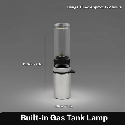 Mountain Peak - Portable Butane Campsite Lamp with Adjustable Flame Control 9