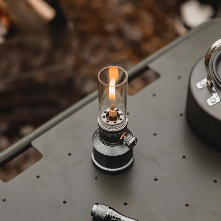 LUMETRA – Verstelbare Butaangas Campinglamp voor Flexibele Lichtinstellingen