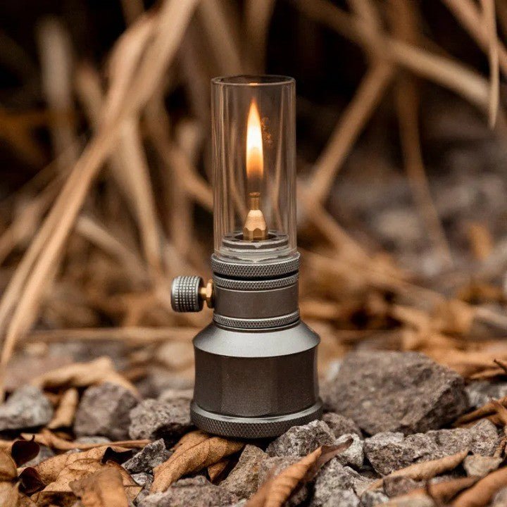 Mountain Peak - Portable Butane Campsite Lamp with Adjustable Flame Control 4