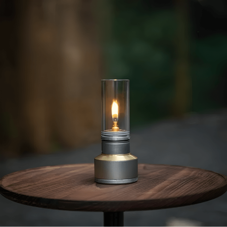Mountain Peak - Portable Butane Campsite Lamp with Adjustable Flame Control 8