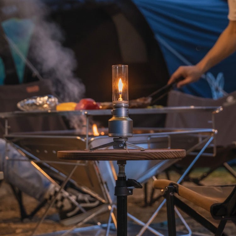 Mountain Peak - Portable Butane Campsite Lamp with Adjustable Flame Control 7