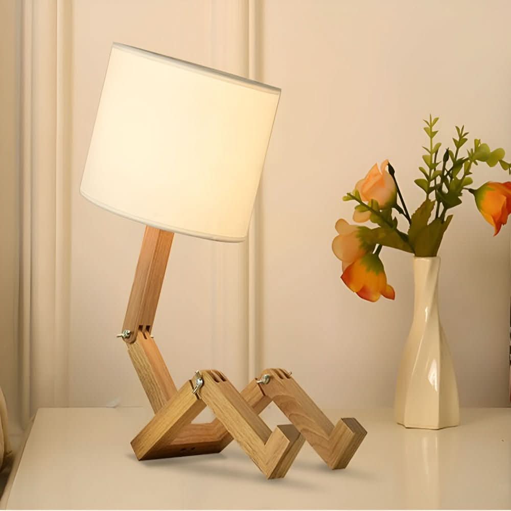 LUMIBOT - Lampe en bois flexible pour un éclairage personnalisé