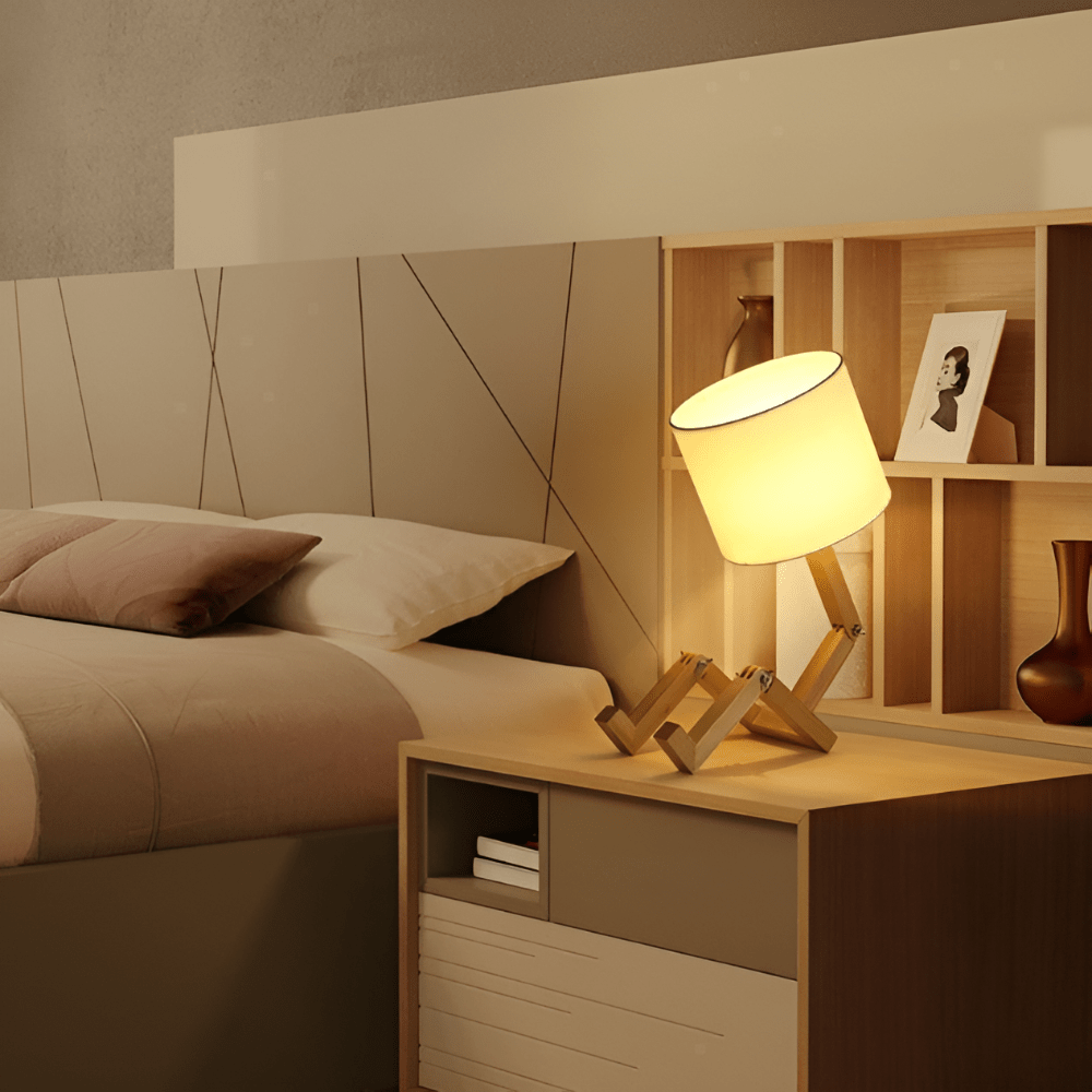 LUMIBOT - Lampe en bois flexible pour un éclairage personnalisé