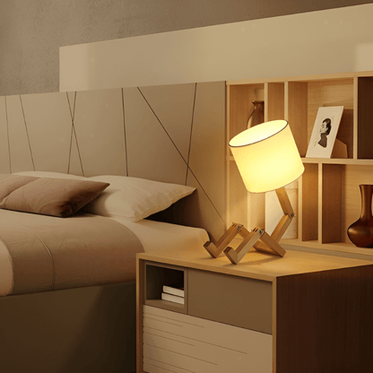 LUMIBOT – Lámpara de Madera Flexible para Iluminación Personalizada
