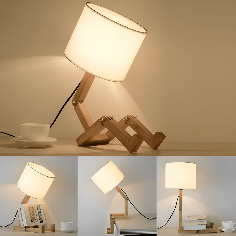 LUMIBOT – Flexible Wooden Lamp for Personalized Lighting