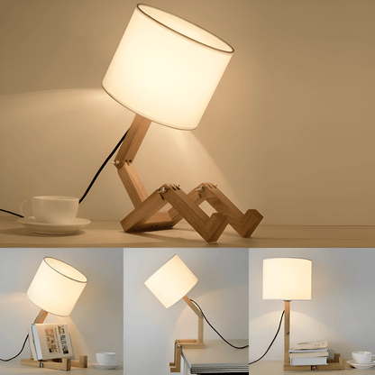 LUMIBOT – Lámpara de Madera Flexible para Iluminación Personalizada