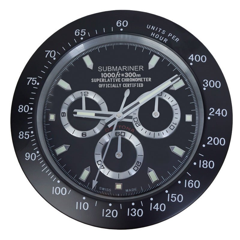 LUMICLOCK – Modern Battery Operated Silent Wall Clock with Luminous Hands