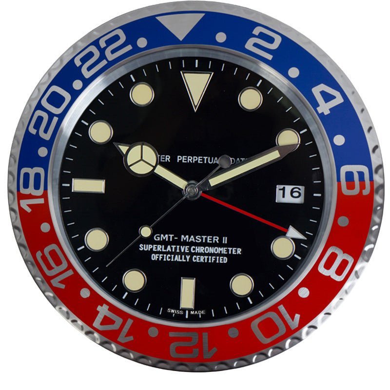 LUMICLOCK – Modern Battery Operated Silent Wall Clock with Luminous Hands