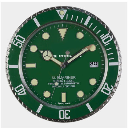 LUMICLOCK – Modern Battery Operated Silent Wall Clock with Luminous Hands
