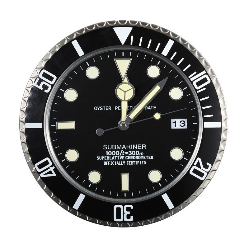 LUMICLOCK – Modern Battery Operated Silent Wall Clock with Luminous Hands