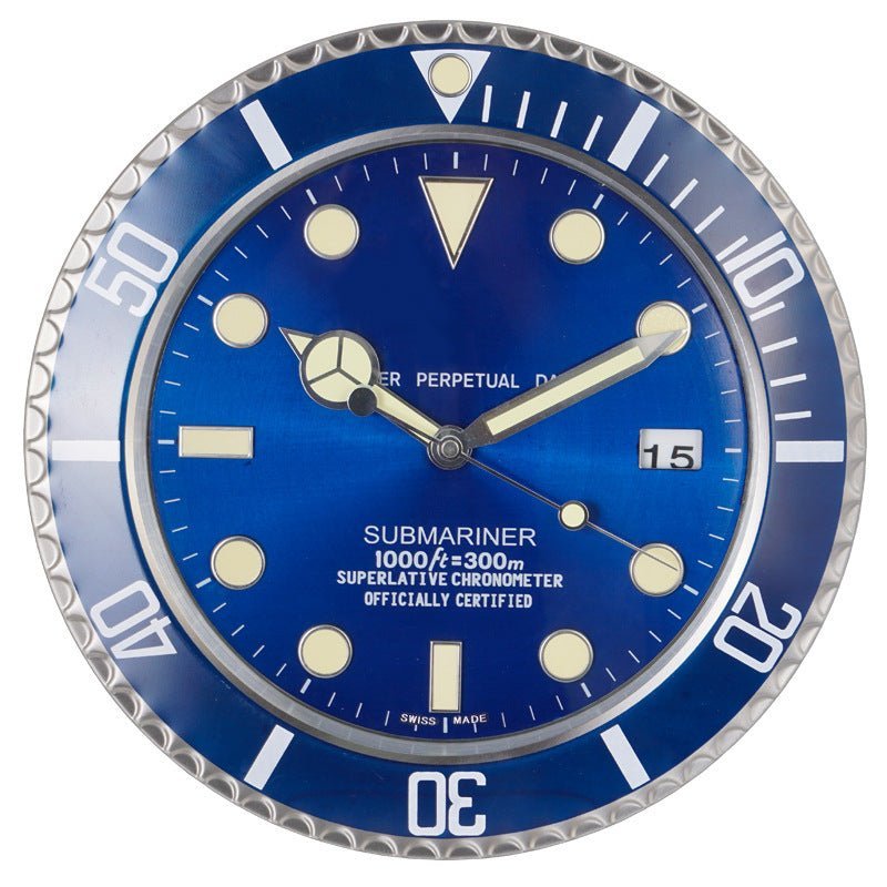 LUMICLOCK – Modern Battery Operated Silent Wall Clock with Luminous Hands