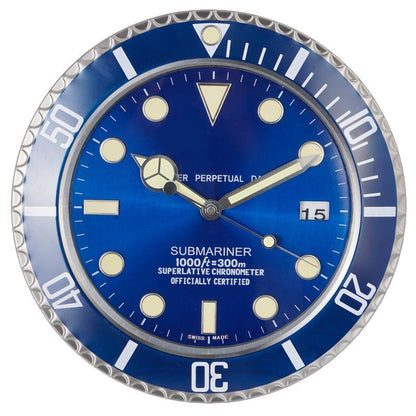 LUMICLOCK – Modern Battery Operated Silent Wall Clock with Luminous Hands