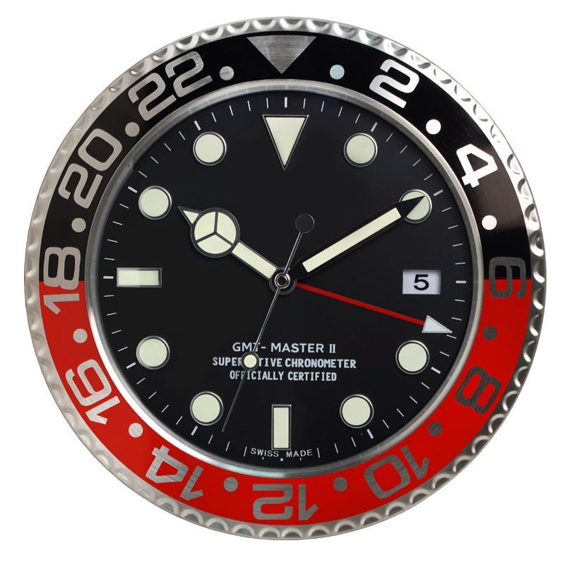 LUMICLOCK – Modern Battery Operated Silent Wall Clock with Luminous Hands