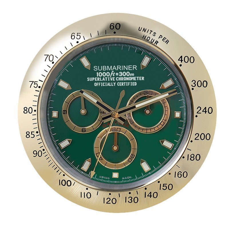 LUMICLOCK – Modern Battery Operated Silent Wall Clock with Luminous Hands