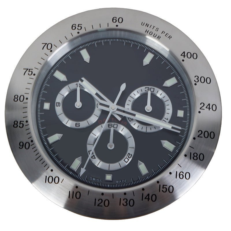 LUMICLOCK – Modern Battery Operated Silent Wall Clock with Luminous Hands